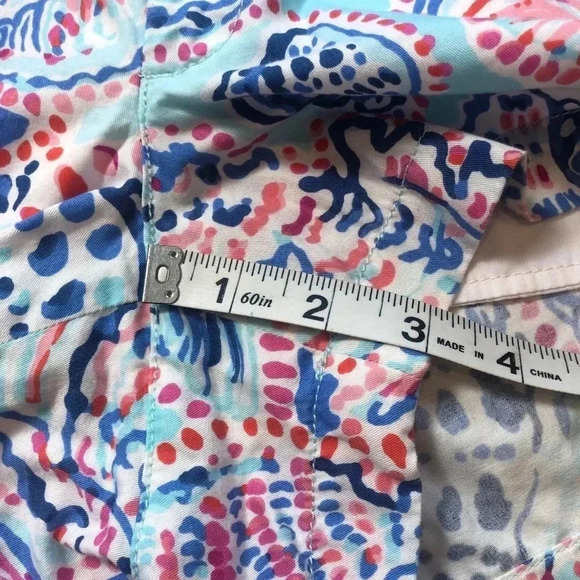 Lilly Pulitzer The Walsh Shorts Shell Me About It Size 2 - Picture 9 of 11